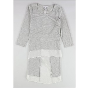 bar III Womens Chiffon-Trim Tunic Blouse - 1 of 2