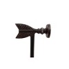 Metal Arrow Bookends Set of 2 (3-1/2"H) - Storied Home: Cast Iron, Antique Bronze Finish, Decorative Accessory - 3 of 4