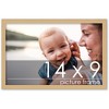 PosterPalooza | Photo Size Minimalist Yellow Picture Frame - UV Acrylic, Foam Board Backing, Hanging Hardware - 2 of 4