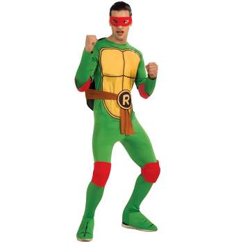 Teenage Mutant Ninja Turtles Pizza Adult Green One Piece Pajama Onesie Jumpsuit