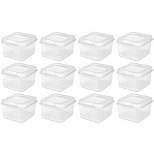 Sterilite Modular Plastic FlipTop Hinged Storage Box Container with Latching Lid for Home, Office, Workspace, and Classroom Organization