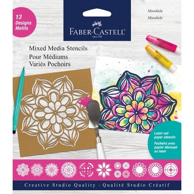 Faber-Castell Mixed Media Stencils - Mandala