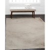 HomeStock Maven Faux Rabbit Pale Grey 5x7, Hand Tufted, Transitional - 2 of 4