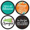 Big Dot of Happiness Still Got Class - High School Reunion Party Funny Name Tags - Party Badges Sticker Set of 12 - 3 of 4