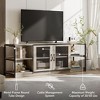 71" Farmhouse TV Stand for 75/80 inches TVs, Entertainment Center with Storage Cabinet and Mesh Doors, Industrial Media Console Cabinet Table - 3 of 4