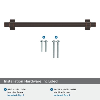 Oil-Rubbed Bronze Modern Industrial Cabinet Bar Pull