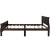 Lyngins Twin Size Bed Frame with Hollow Headboard & Footboard, Solid Wood Platform Bed Frame, Minimalist Platform Bed, Wooden Slat Suppor - 4 of 4