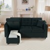 Convertible Sleeper Sofa, Pull Out Sofa with Storage, 84" L-Shaped Sofa Bed with Storage Chaise for Living Room, Apartment, Small Space - 3 of 4