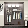 Tangkula Custom Closet Organizer Kit 3 to 5 FT Wall-mounted Closet System w/Hang Rod - 3 of 4