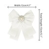 Elerevyo Women's Ribbon Brooch Necktie Pin Bow Tie with Pearl - 2 of 4