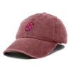 Dalix Donut Embroidered Mens Cotton Dad Hat Baseball Cap - 4 of 4