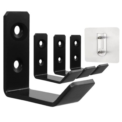 Phiestina L-Shaped Practical Hook, Multi-functional Cabinet for Wardrobe, Bathroom, Kitchen, and Living Room