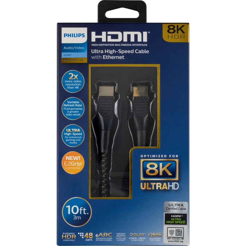 Philips 10ft Premium 8K HDMI Cable, 6 of 7