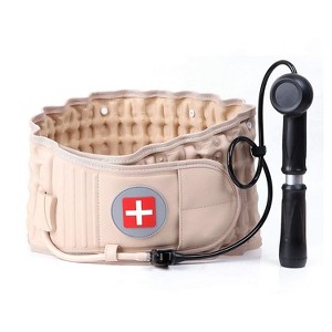 DOMETOUR Decompression Back Belt Lumbar Spine Support Back Air Traction with Hand Pump Extension Pad for Men Women Pain Relief Fit For All Waist - 1 of 4