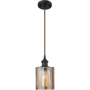 Cobbleskill - 1 Light Cord Hung Mini Pendant In Industrial Style-8 Inches Tall and 5 Inches Wide - 1 of 1