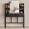 Aheaplus Makeup Vanity with Mirror and Lights - 4 of 4