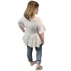 Women's Vintage Wing Sleeve Top - Easel - 3 of 3