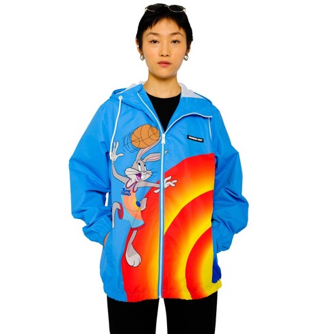 Members Only Women's Space Jam New Legacy Team Oversized Jacket - JL Blue -  Medium