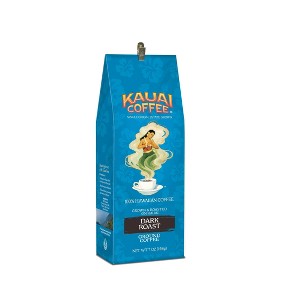 Kauai Coffee Koloa Estate Dark Roast Ground Coffee - 100% Hawaiian Coffee- 7oz - 1 of 4