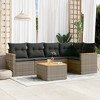vidaXL Garden Sofa Set Grey - 2 of 4