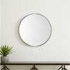 HomeRoots 24" Gold Metal Round Framed Accent Mirror - 2 of 4