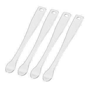 Unique Bargains Eye Cream Massage Sticks Beauty Scoop Makeup Spatula Mini Spoon for Facial Cosmetic Face Cream 2.36"x0.28" 4 Pcs - 1 of 4