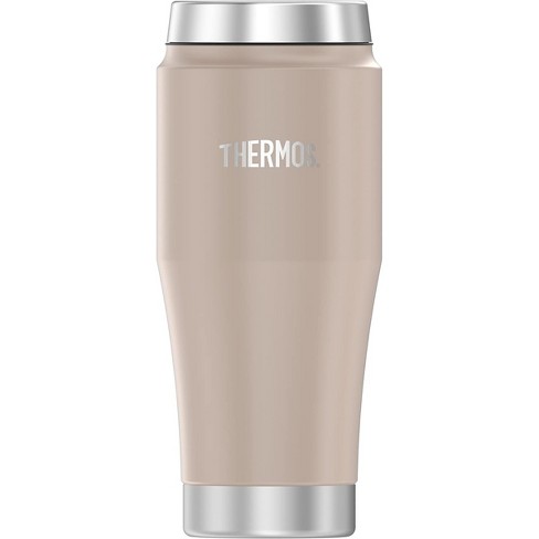 Thermos 16 Oz Sipp Insulated Stainless Steel Travel Mug W/ Handle -  Silver/black : Target