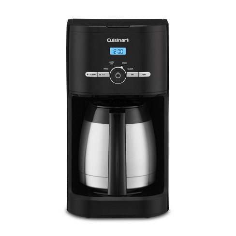 Cuisinart 10 Cup Programmable Coffee Maker With Thermal Carafe - Stainless  Steel - Dcc-1170bk : Target
