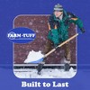 FARM-TUFF Durable Snow Shovel with Ash Hardwood Handle and Large Non Stick Plastic Blade, Blue, 18in - 4 of 4