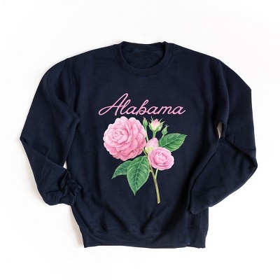 Simply Sage Market Women's Graphic Sweatshirt Alabama Flower Colorful