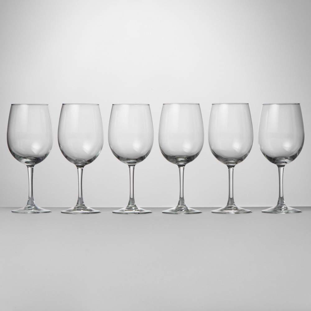 12oz 6pk Glass Alto Wine Glasses - Threshold™