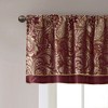 MAYEERTY 50x18" Jacquard Window Valance Navy - 4 of 4