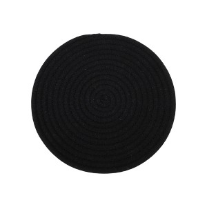 Unique Bargains Trivet Round Rope Woven Mat Cotton Non-woven Fabric 8.66"x8.66"x0.31" - 1 of 3