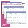 Watercolors Monthly Desk Pad Calendar, Butterfly Artwork, 17.75 x 11, White Sheets, Purple Binding, 12-Month (Jan-Dec): 2025 - 2 of 4