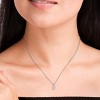 EVERLY JEWELRY | Sterling Silver Heart Pendant with Gemstone – Multiple Stone Options - 4 of 4