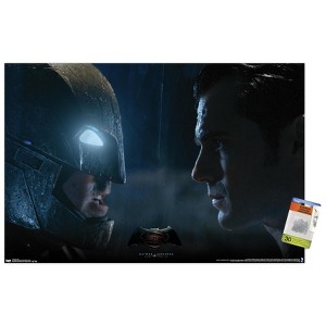Trends International DC Comics Movie - Batman v Superman - Stare Unframed Wall Poster Prints - 1 of 4
