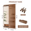 JUJABU Wall Mounted Full Length Mirror with Shelf & Hook, Multifunctional Design for Bedroom, Living Room, Entrance (47.6x15.7in) - 4 of 4