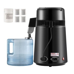 VEVOR Water Distiller, 4L 1.05 Gallon Pure Water Purifier Filter For Home Countertop,750W Distilled Water Maker, Stainless Steel Interior Distiller - 1 of 4