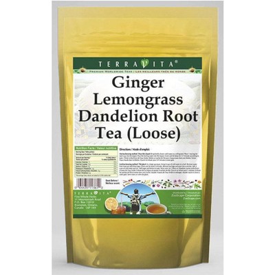 TerraVita Ginger Lemongrass Dandelion Root Tea (Loose) (8 oz, ZIN: 560629, 3-Pack)
