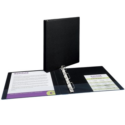 Avery Durable 1" 3-Ring Non-View Binder Black (27250) 326886