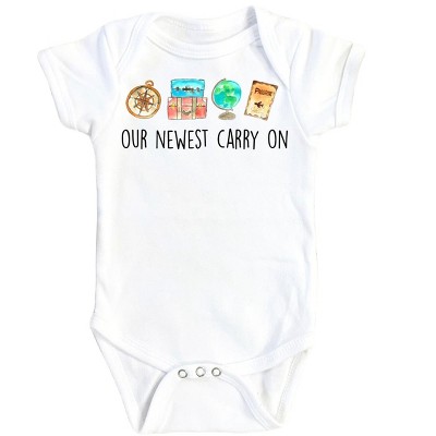 Travel Carry On - Baby Boy Girl Clothes Infant Onesie® Funny Cute Newborn 1A GS1