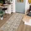 Machine Washable Rug Ultra Thin Area Rug Non Slip Vintage Rug Foldable Stain Resistant Rugs for Living Room Bedroom Indoor Low Pile Carpet - 3 of 4