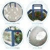 Hearth & Harbor 2 Pack Wreath Storage Container - Clear Christmas Wreath Storage Bag with Dual Zipper and Handles - 2 of 4