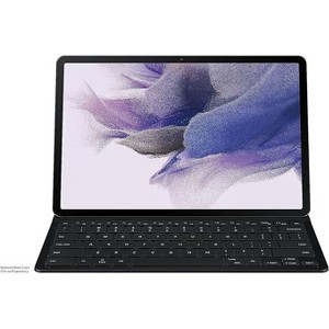 SAMSUNG Tablet Keyboard Cover, Protective Case for Galaxy Tab S8+, S7 FE, S7+ Lite w/ Large Key Sizes, S Pen Holder, Slim, Sturdy, Lightweight, Black - 1 of 4