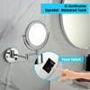 SEVOBAL Bathroom Vanity Mirrors Wall Mounted Makeup Mirror with Dual Magnification Sturdy Build Effortless Mounting, Chrome, 13.5"*9"*8" - 4 of 4