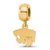Black Bow Jewelry 14k Yellow Gold Plated Sterling Silver Kansas State Wildcats NCAA Bead Charm - 4 of 4