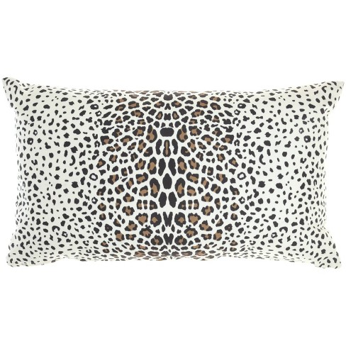 Outdoor Pillows - 25 x 12 in. Lumbar in Black