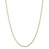Black Bow Jewelry 1.75mm 14k Yellow Gold Solid Diamond Cut Rope Chain Necklace - 3 of 4