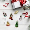 Northlight Holiday Favorites Glass Christmas Ornaments - 2.25" - Set of 6 - 2 of 4