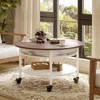 WOWLIVE Lift Top Coffee Table with Storage Shelves and Wheels，Round Casters Cocktail Table with Hidden Compartment for Living Room - 2 of 4